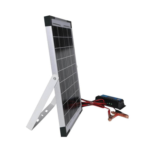 12V 10W Solar Panel Kit Mono Caravan