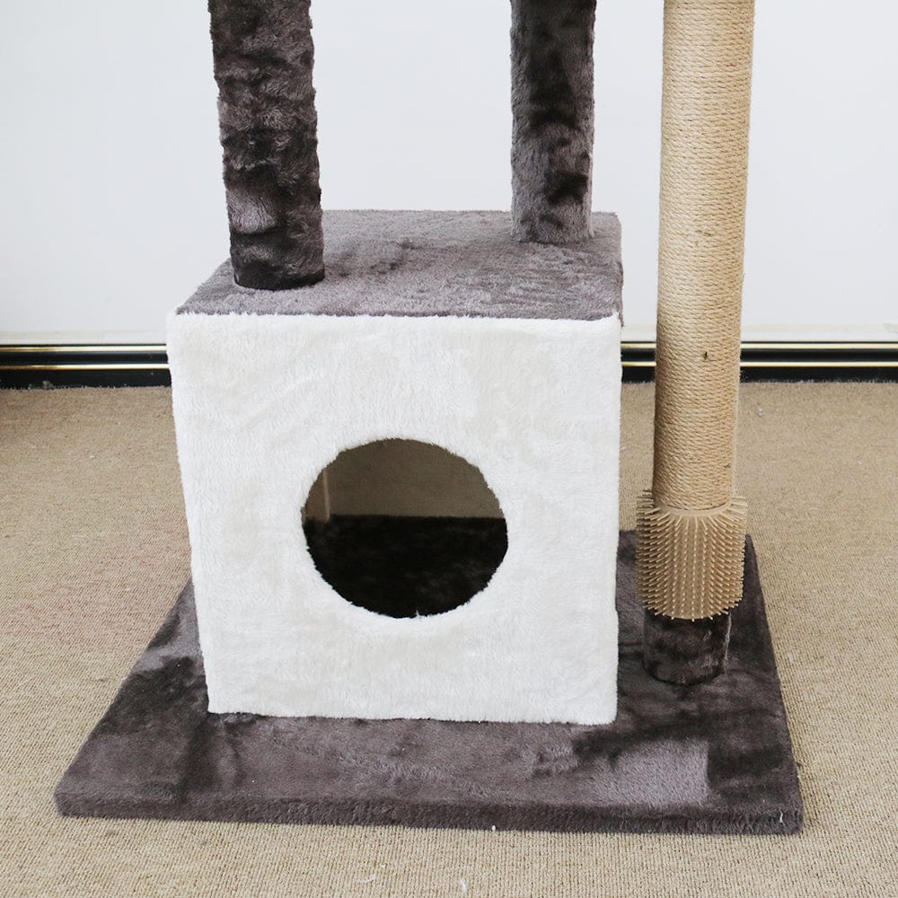 141cm Dual Cat Scratching Tree: The Ultimate Play Zone