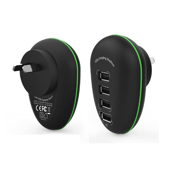 Usb 4-Port Charging Station (Ws-Uh1041P) - Portable Charge Including Fast