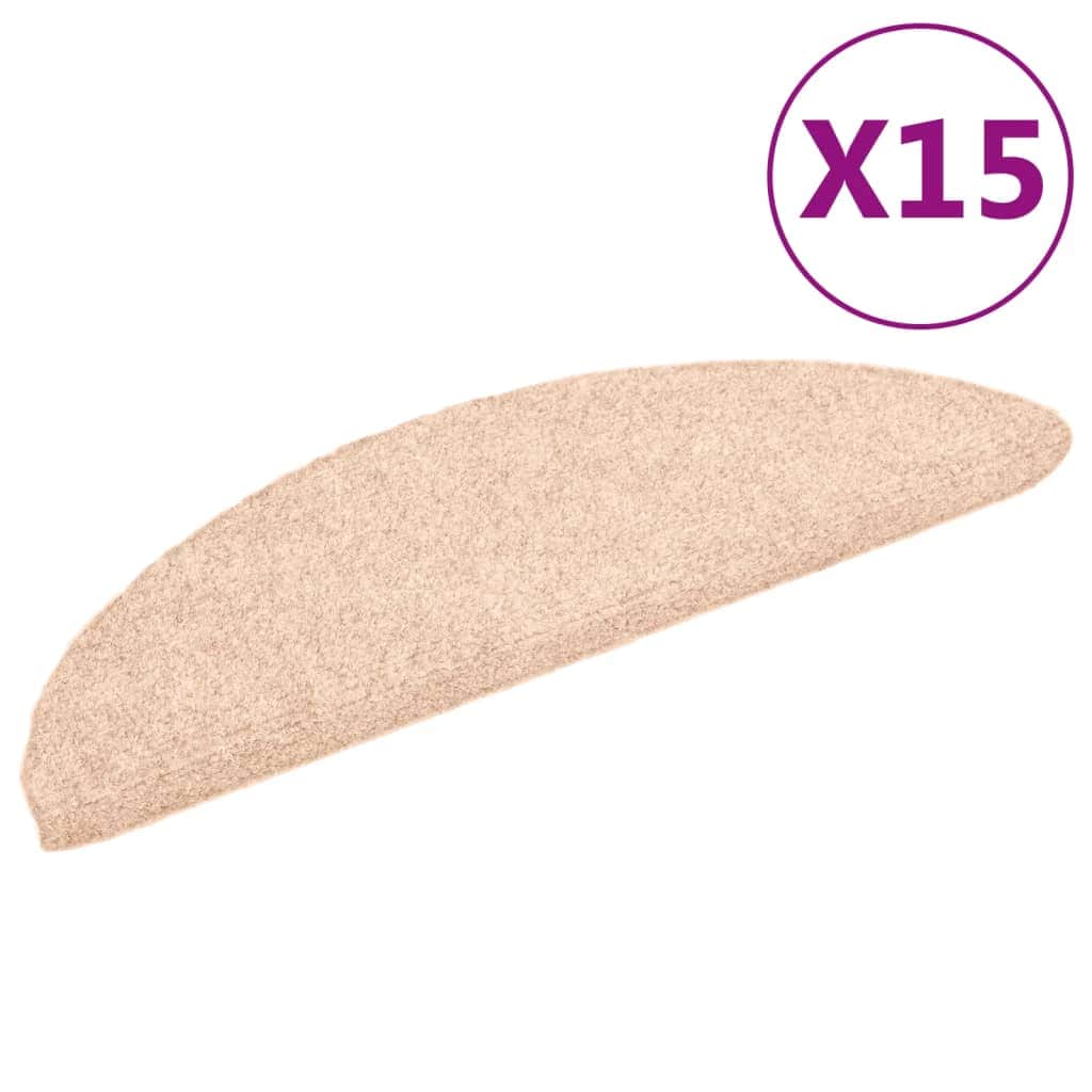 15 pcs Self-adhesive Stair ats Needle Punch (Brown)