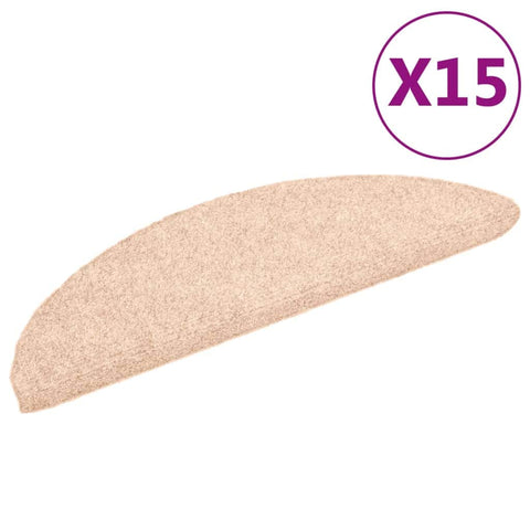 15 pcs Self-adhesive Stair ats Needle Punch (Brown)