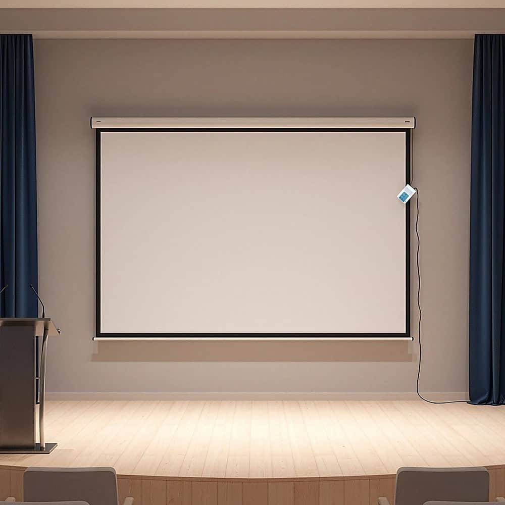 150" Electric Motorised Projector Screen Tv +Remote