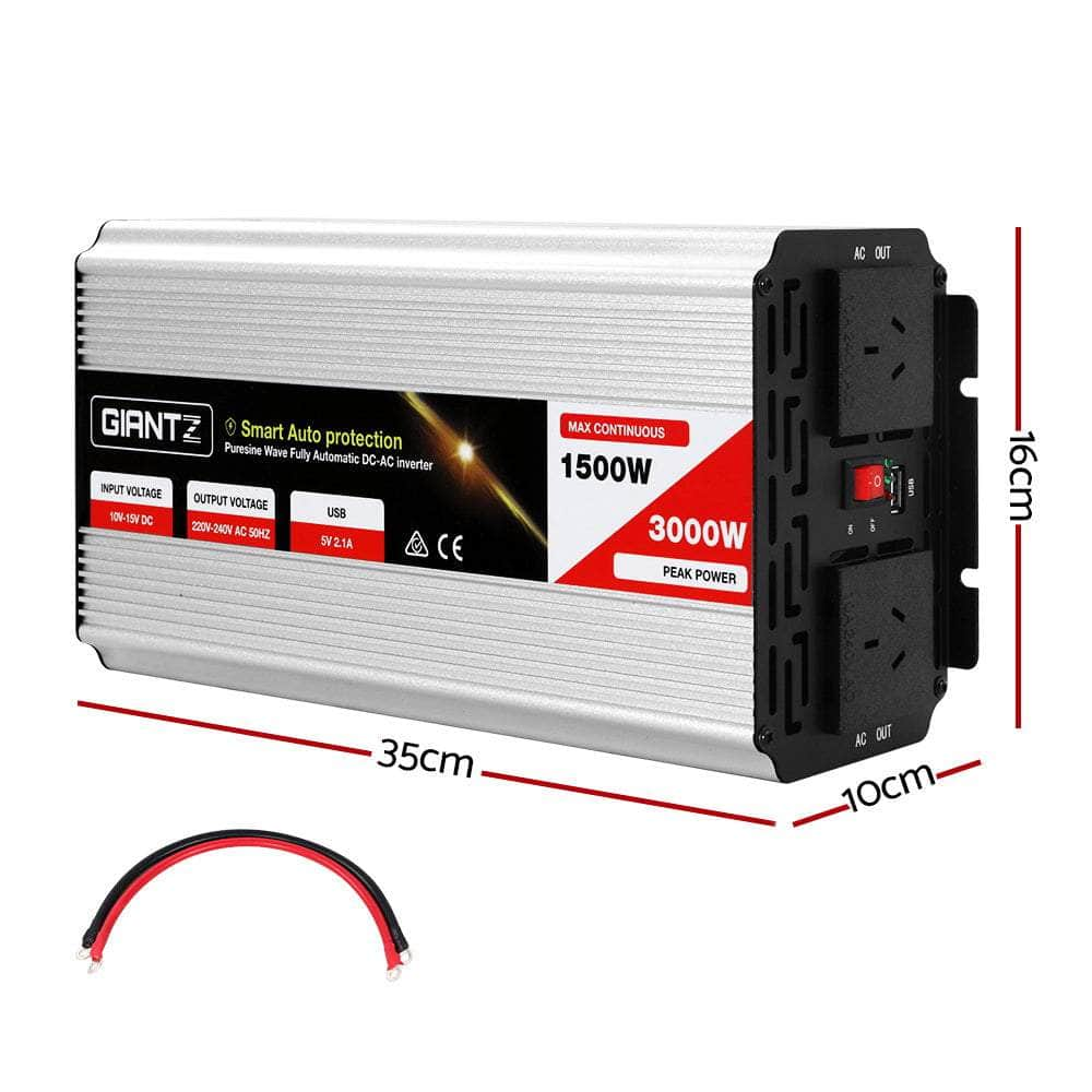 1500W Puresine Wave DC-AC Power Inverter