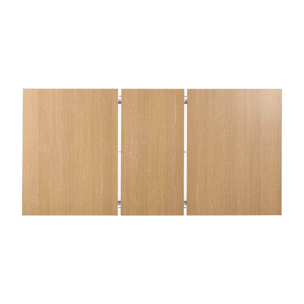 160cm Extendable Dining Table with 6PCS Chairs Velvet Beige