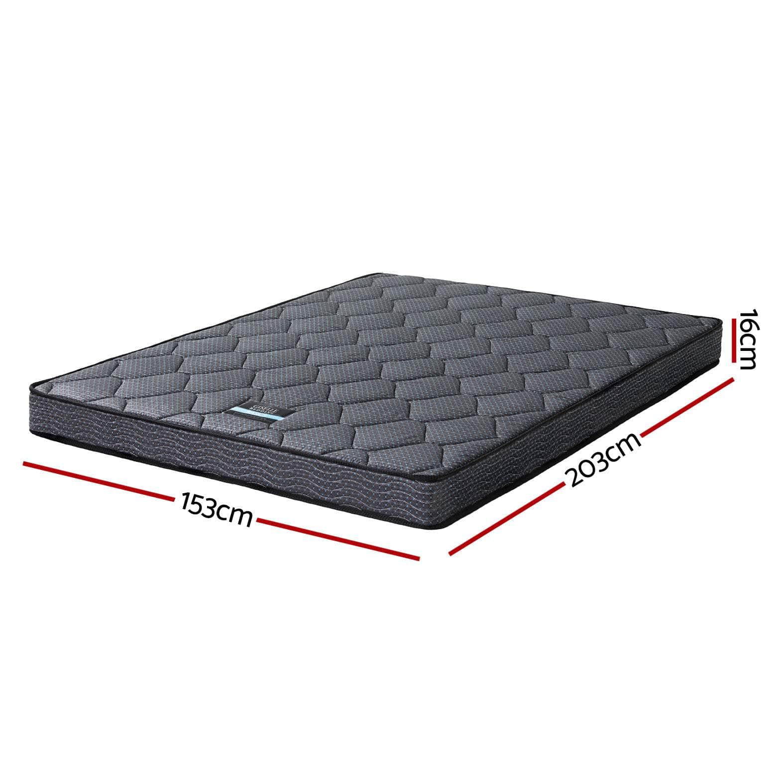 16cm Mattress Bonnell Spring Double/King/Single/Queen