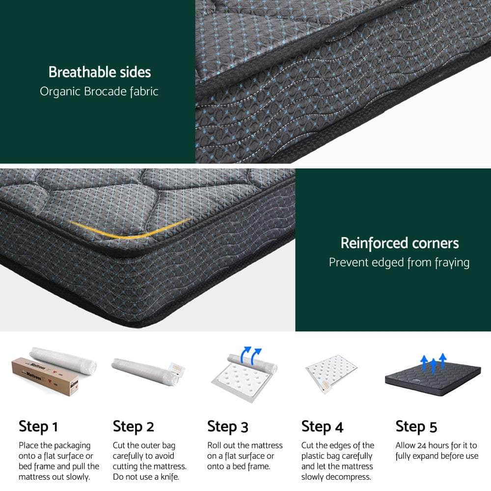 16cm Mattress Bonnell Spring Double/King/Single/Queen