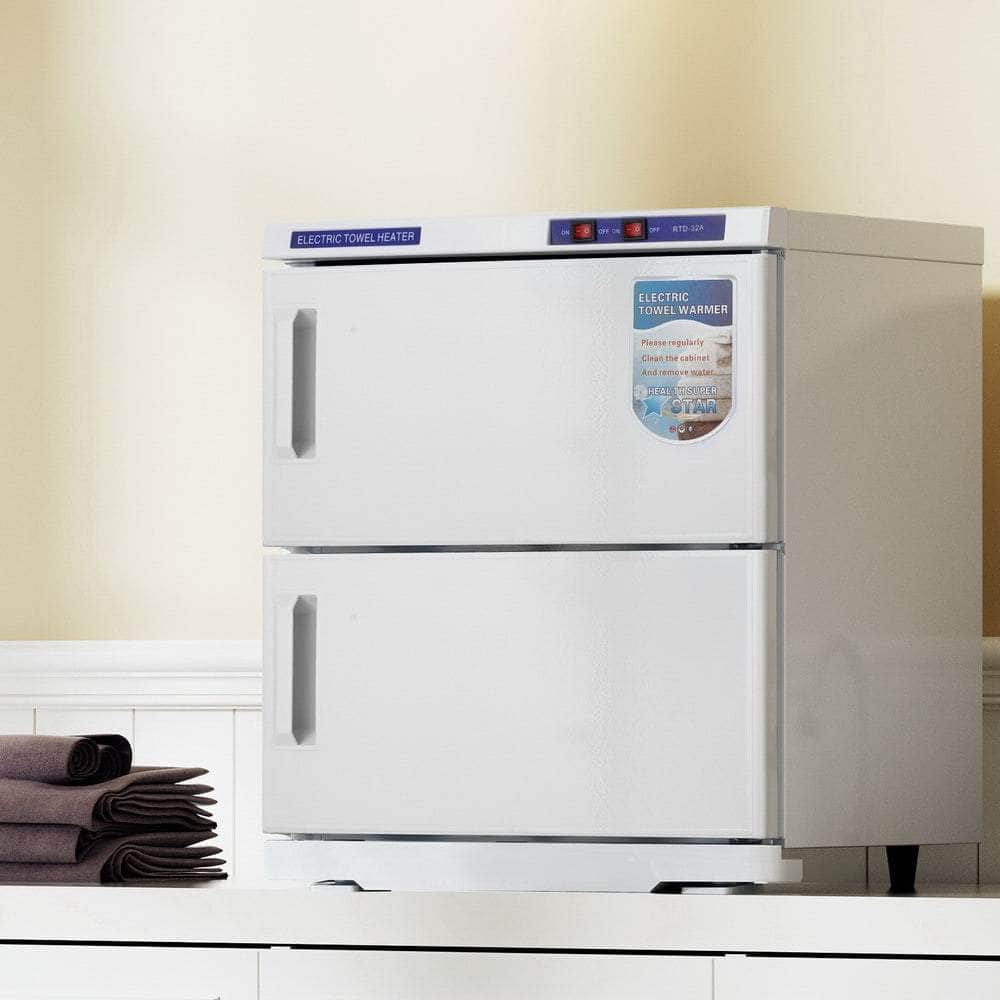 16L/23L/32L Towel Warmer UV Sterilizer Heater Cabinet Beauty Salon White