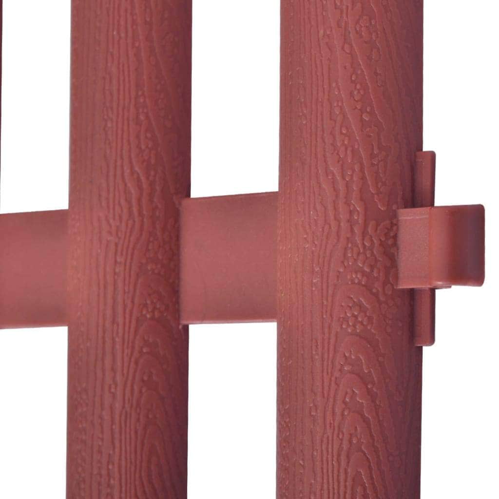 17 pcs Lawn Dividers 10 m Brown - Simple deals