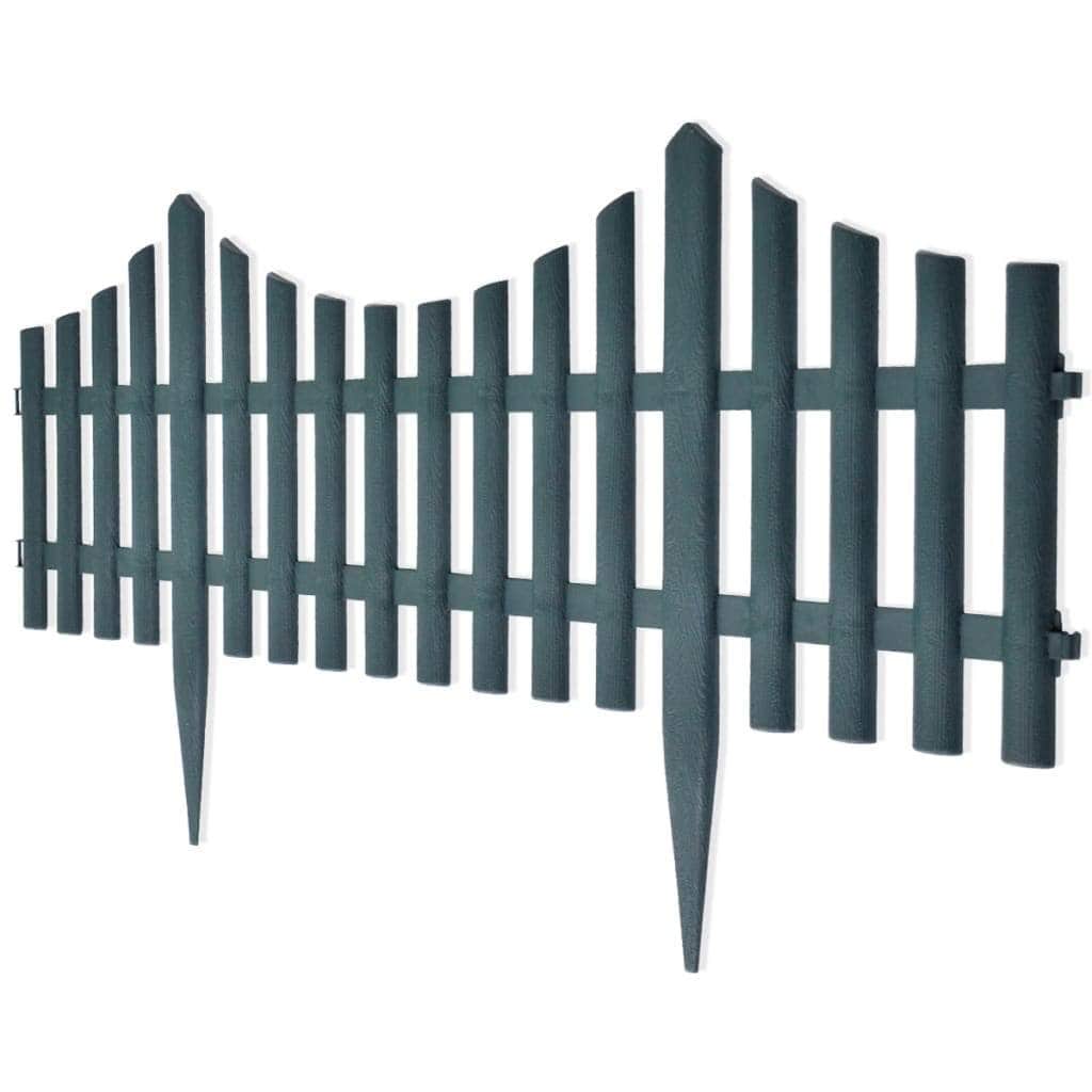 17 pcs Lawn Dividers 10 m Green - Simple deals