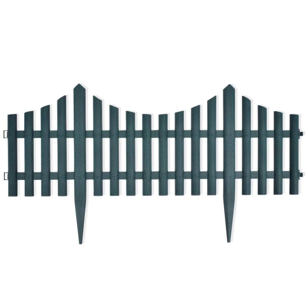 17 pcs Lawn Dividers 10 m Green - Simple deals