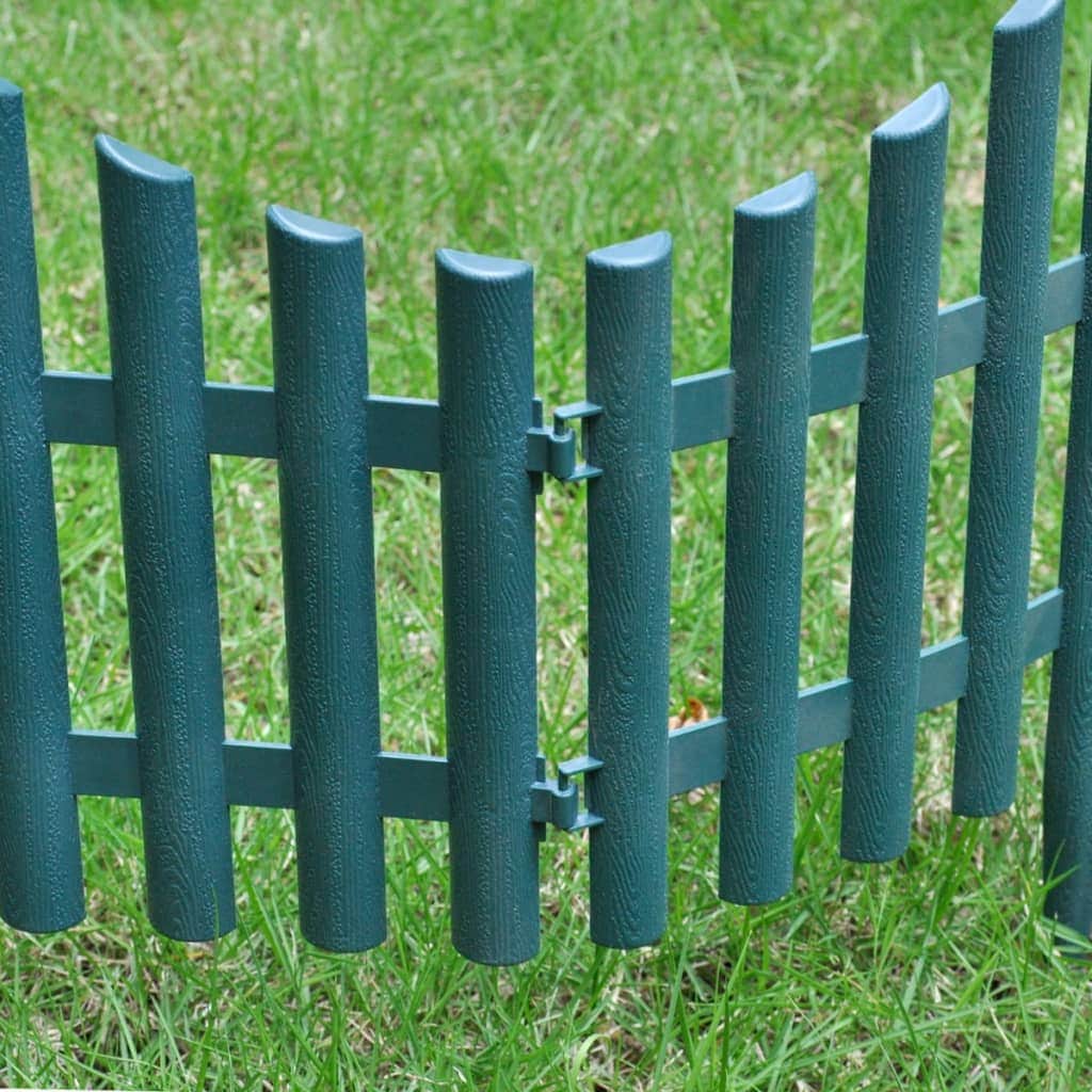 17 pcs Lawn Dividers 10 m Green - Simple deals