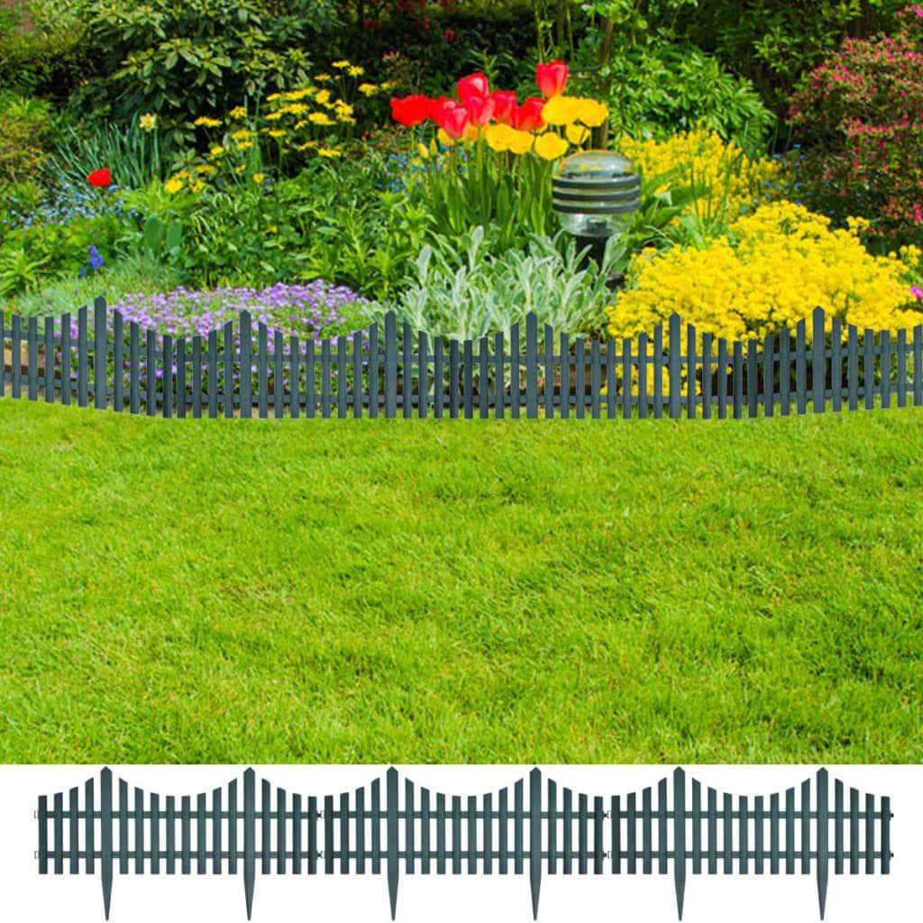 17 pcs Lawn Dividers 10 m Green - Simple deals