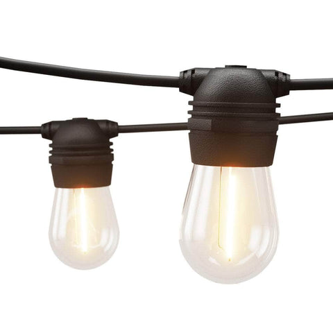 17M Solar LED Festoon Lights - Outdoor Christmas Decor (2PCS)