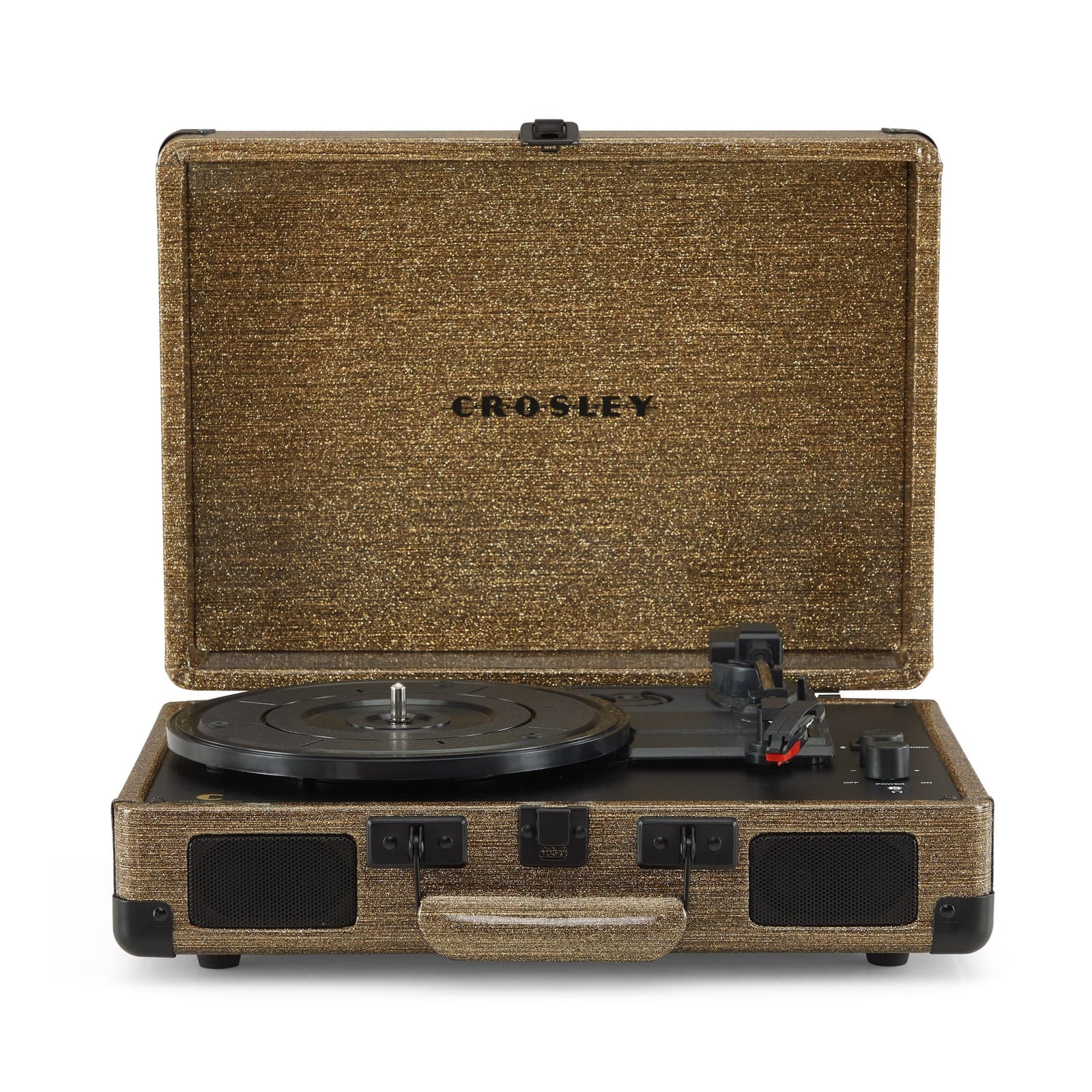 Gold 100Th Anniversary - Bluetooth Portable Turntable with FREE_DROPSITE