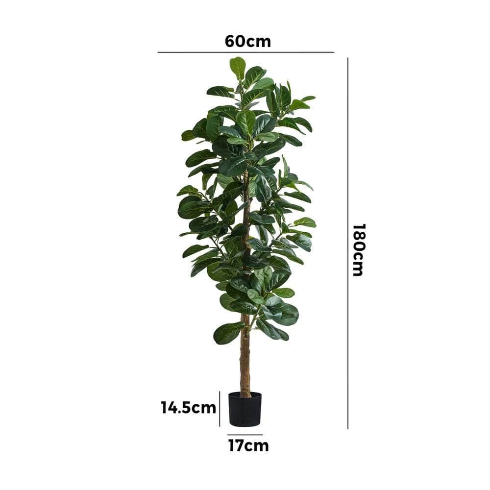 180cm Artificial Fiddle Leaf Fig Tree Lifelike Plants