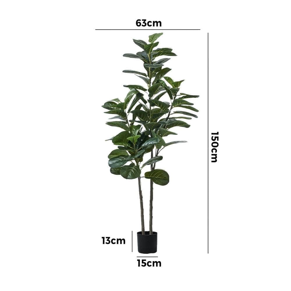 180cm Artificial Fiddle Leaf Fig Tree Lifelike Plants