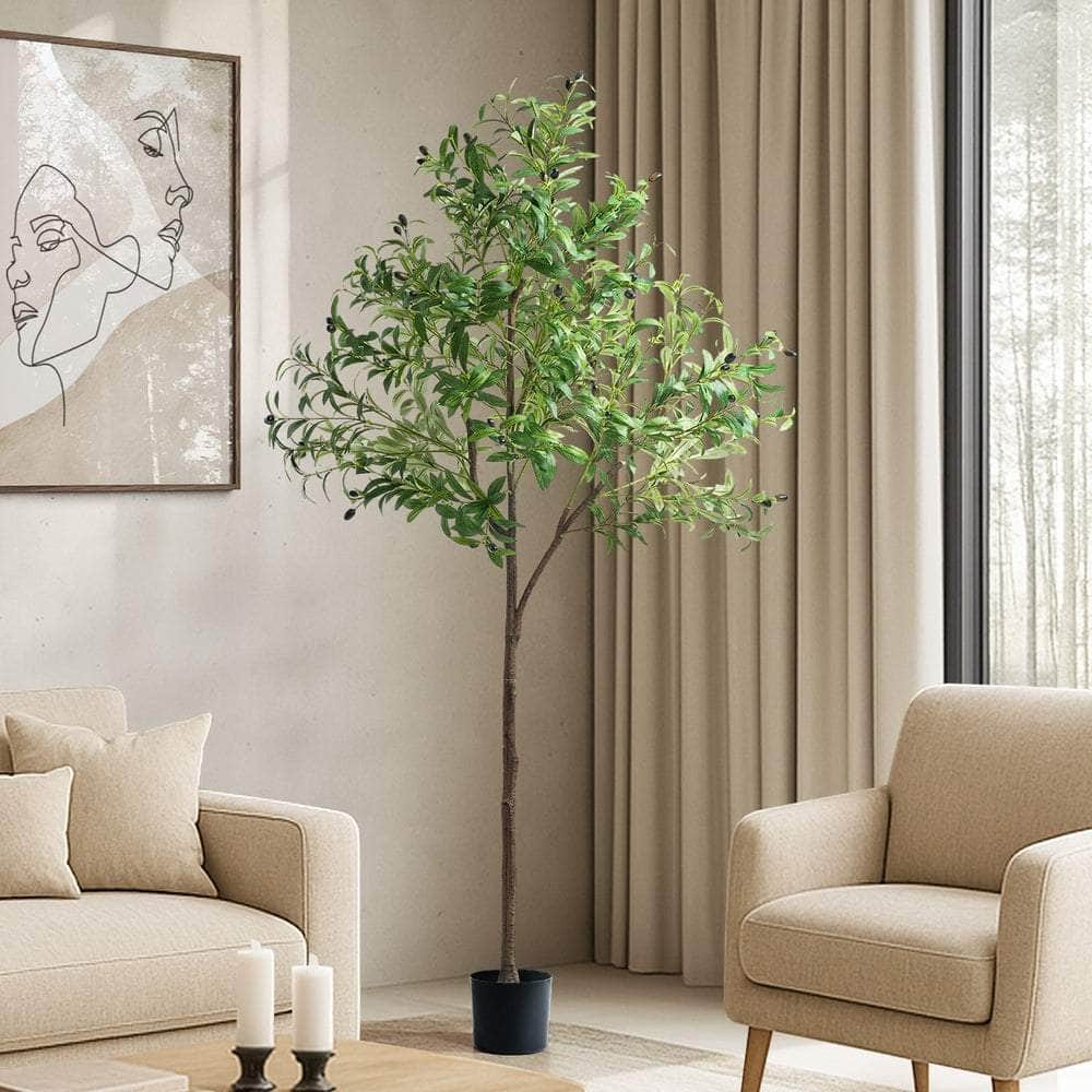 180cm Artificial Olive Tree Lifelike Potted Plant Indoor Outdoor Home Decor