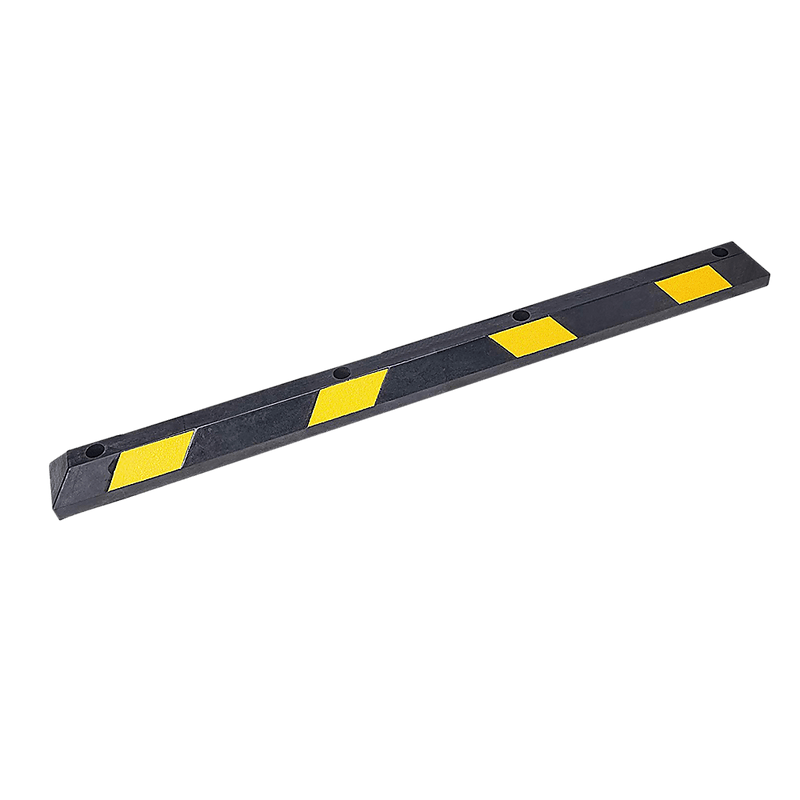 180Cm Heavy Duty Rubber Curb Parking Guide With Reflective Yellow