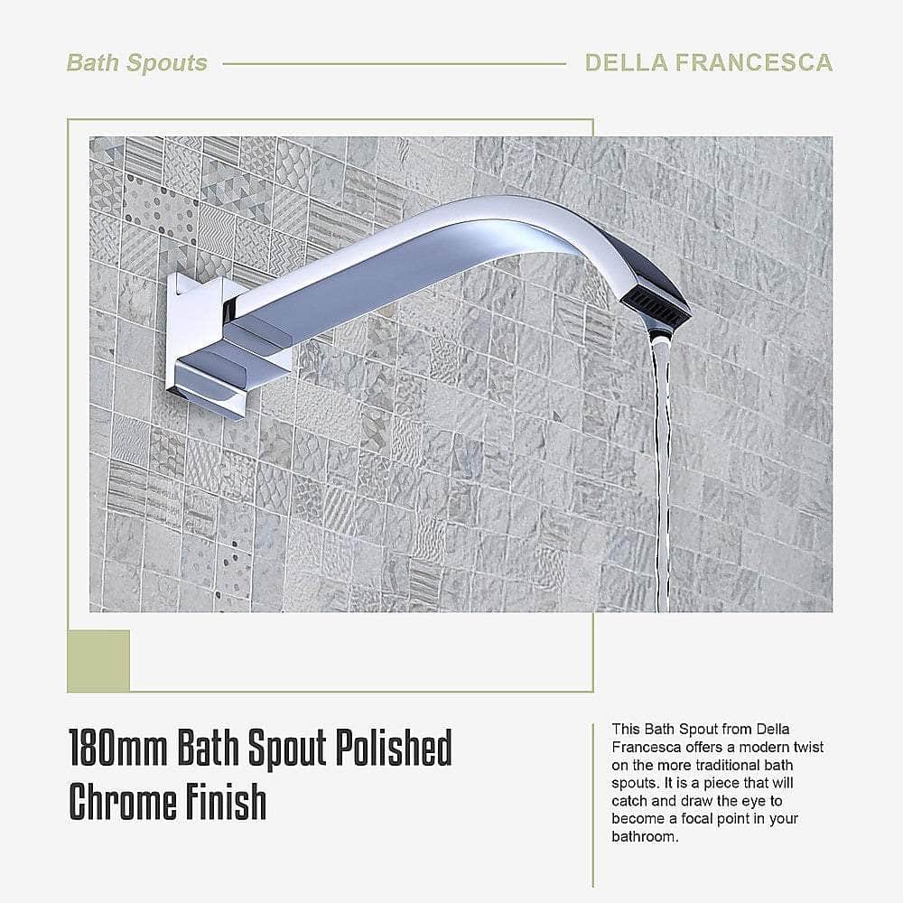 180Mm Bath Spout Polished Chrome Finish