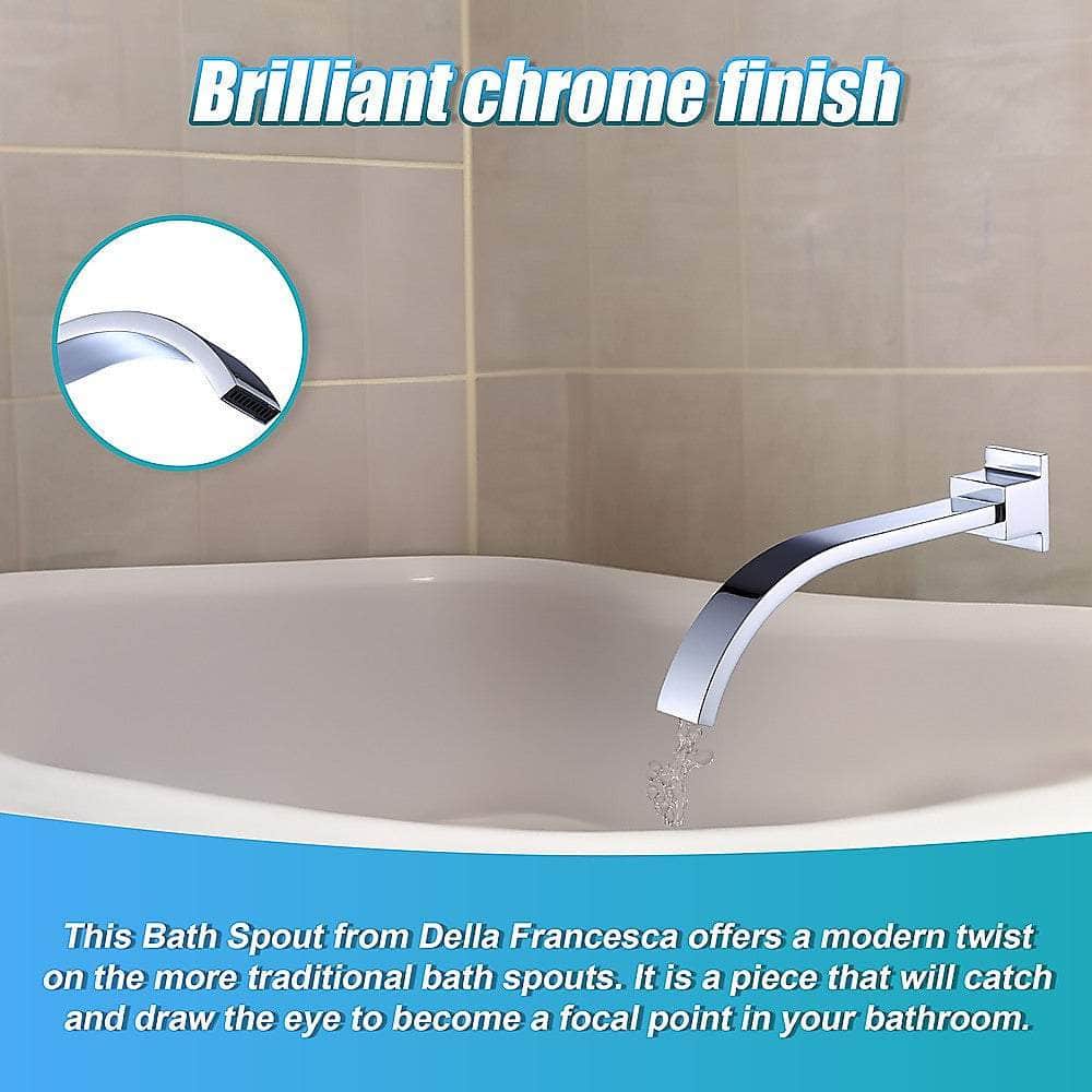 180mm Bath Spout Polished Chrome Finish