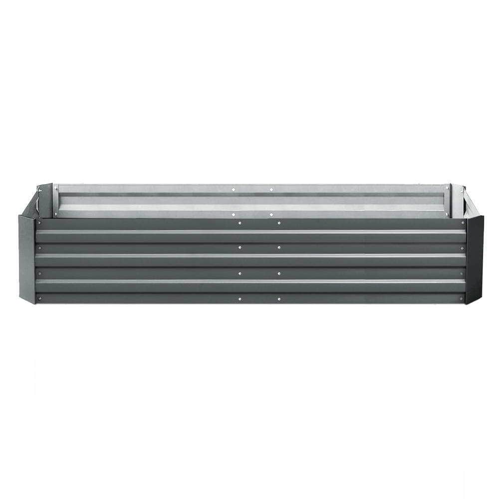 180x90cm Raised Garden Bed - Galvanized Steel