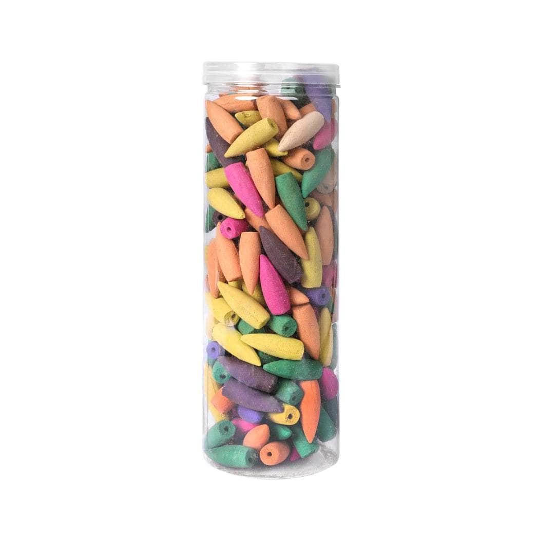 188x Incense Cones Colorful for Backflow