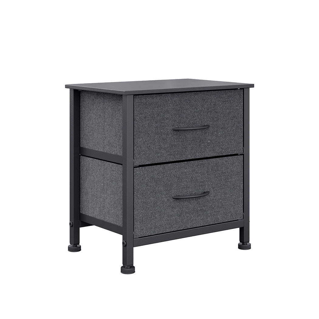 SC4 id - Storage Cabinet Chest of 2 Drawers Dark Grey