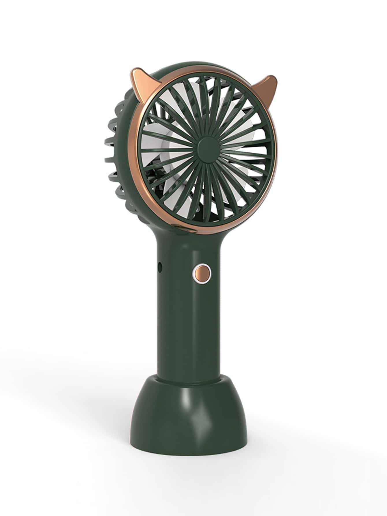 1pc Ear Decor Electric Hand Fan With Data Line