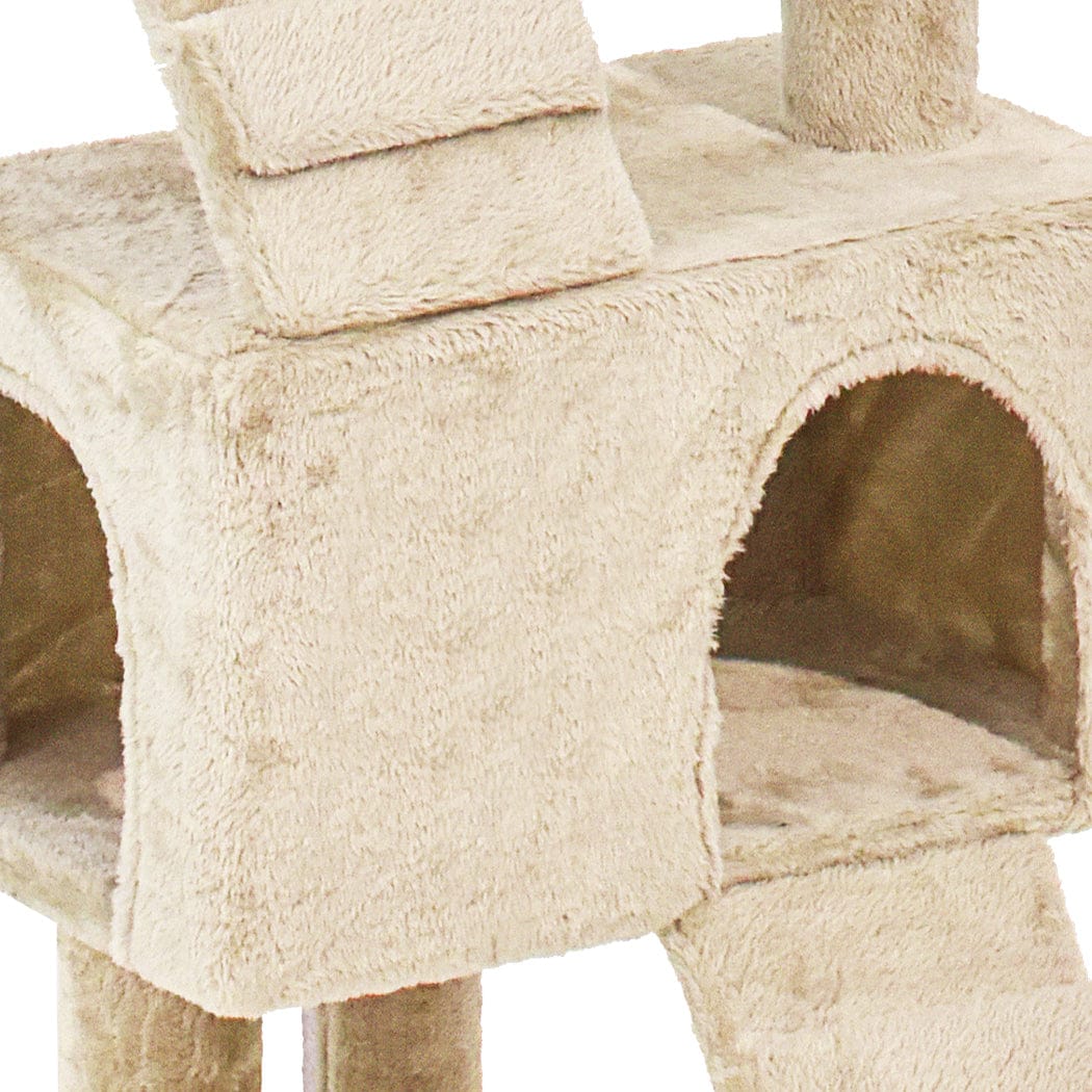 Cat Tree Scratching Post Scratcher Beige, Gym House Condo Furniture