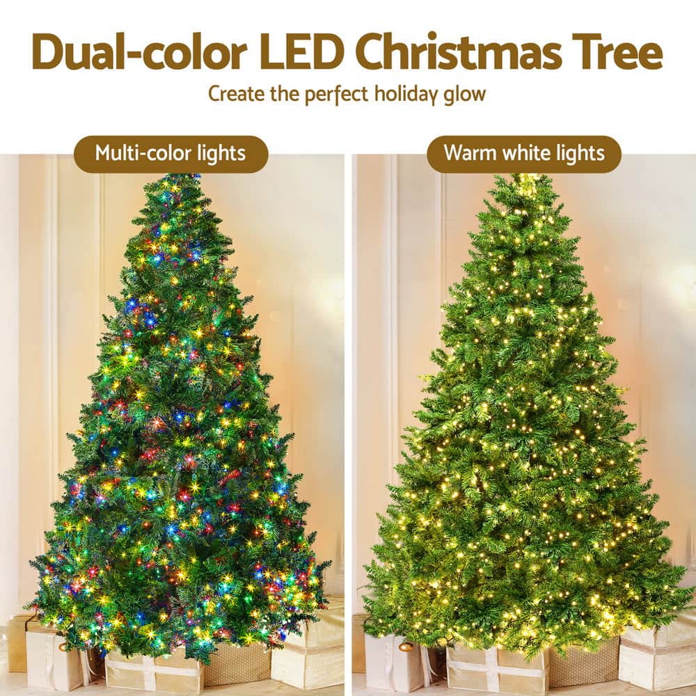 2.1m Multi-Color LED Christmas Tree - 8 Light Modes