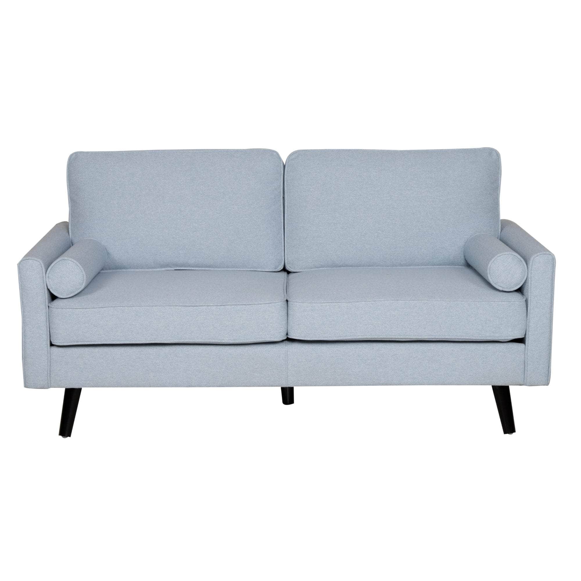 2/2.5 Seater Sofa Fabric Uplholstered Lounge Couch - Light Blue