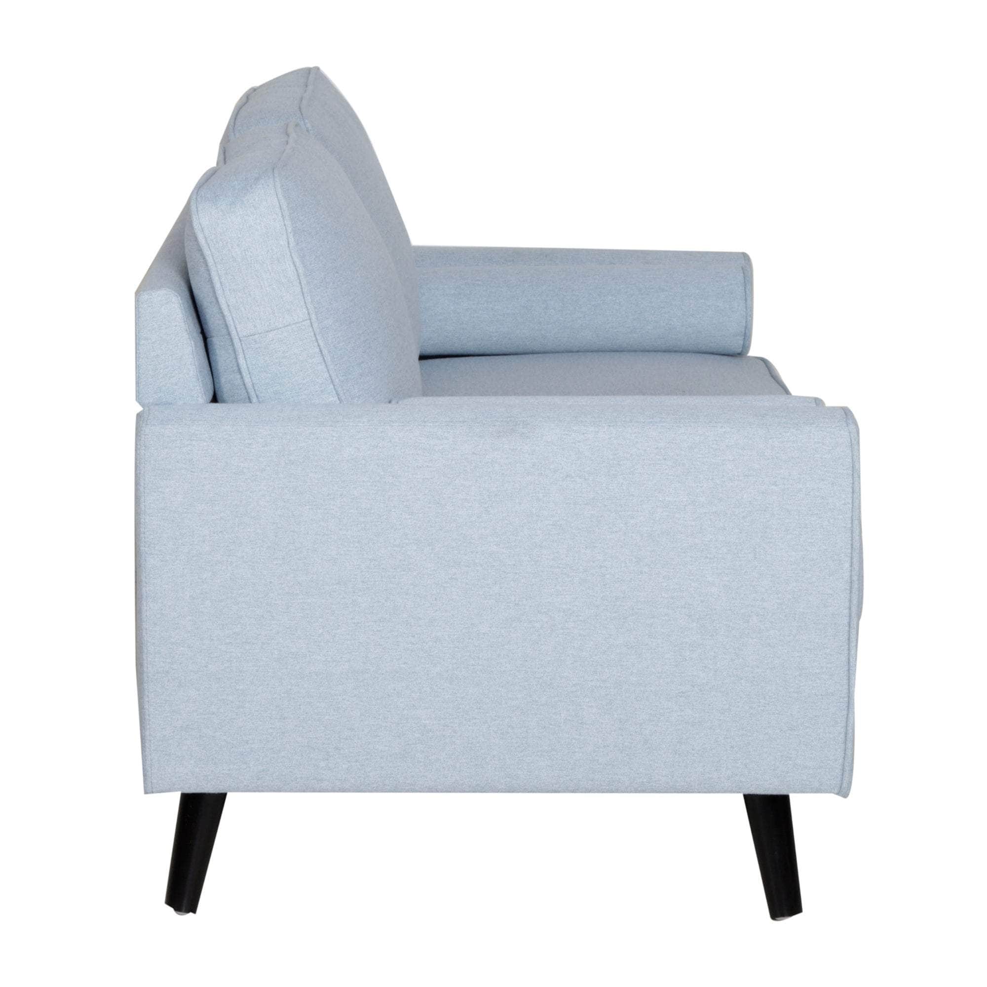 2/2.5 Seater Sofa Fabric Uplholstered Lounge Couch - Light Blue