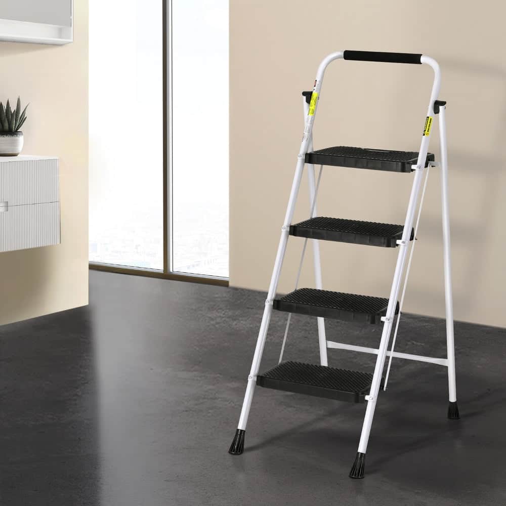2/3/4 Step Ladder Multi-Purpose Folding Steel Light Weight Platform