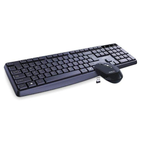 2.4Ghz Ergonomic Wireless Keyboard and Mouse for Office Bliss