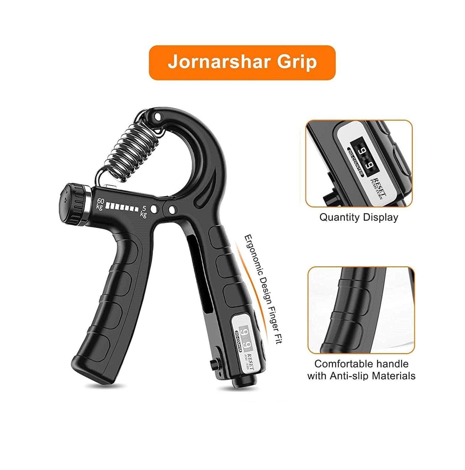 2 Pack Adjustable Hand Grip Strengthener For Hand Grip Strength