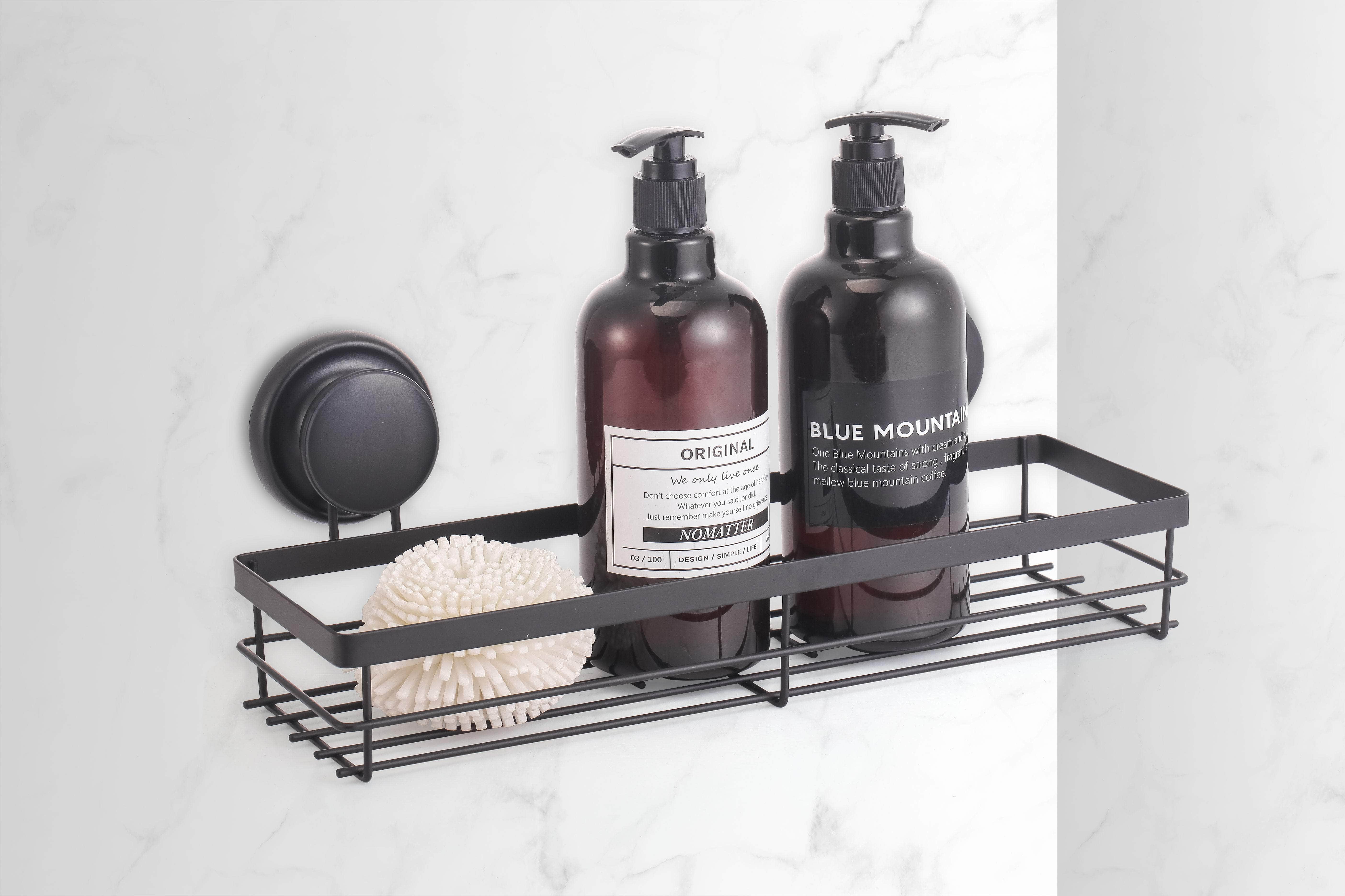 2 Pack Rectangular Corner Shower Caddy Shelf with Suction Cup