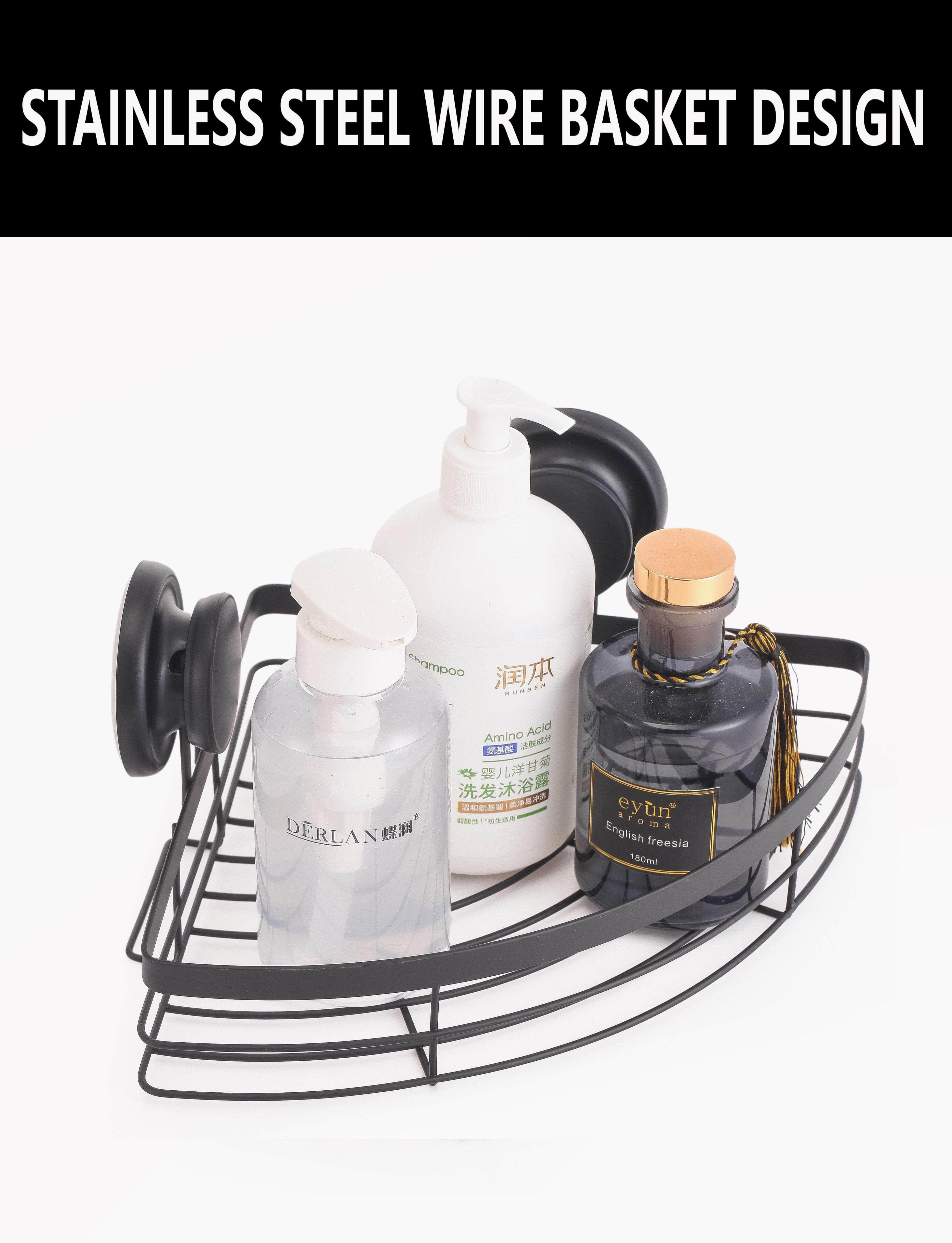 2 Pack Round Corner Shower Caddy Shelf
