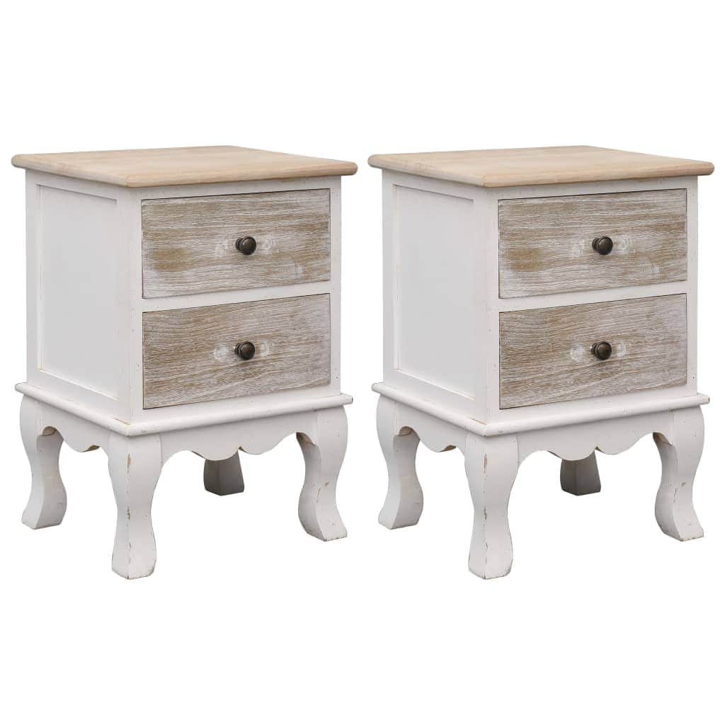 2 pcs Bedside Cabinets