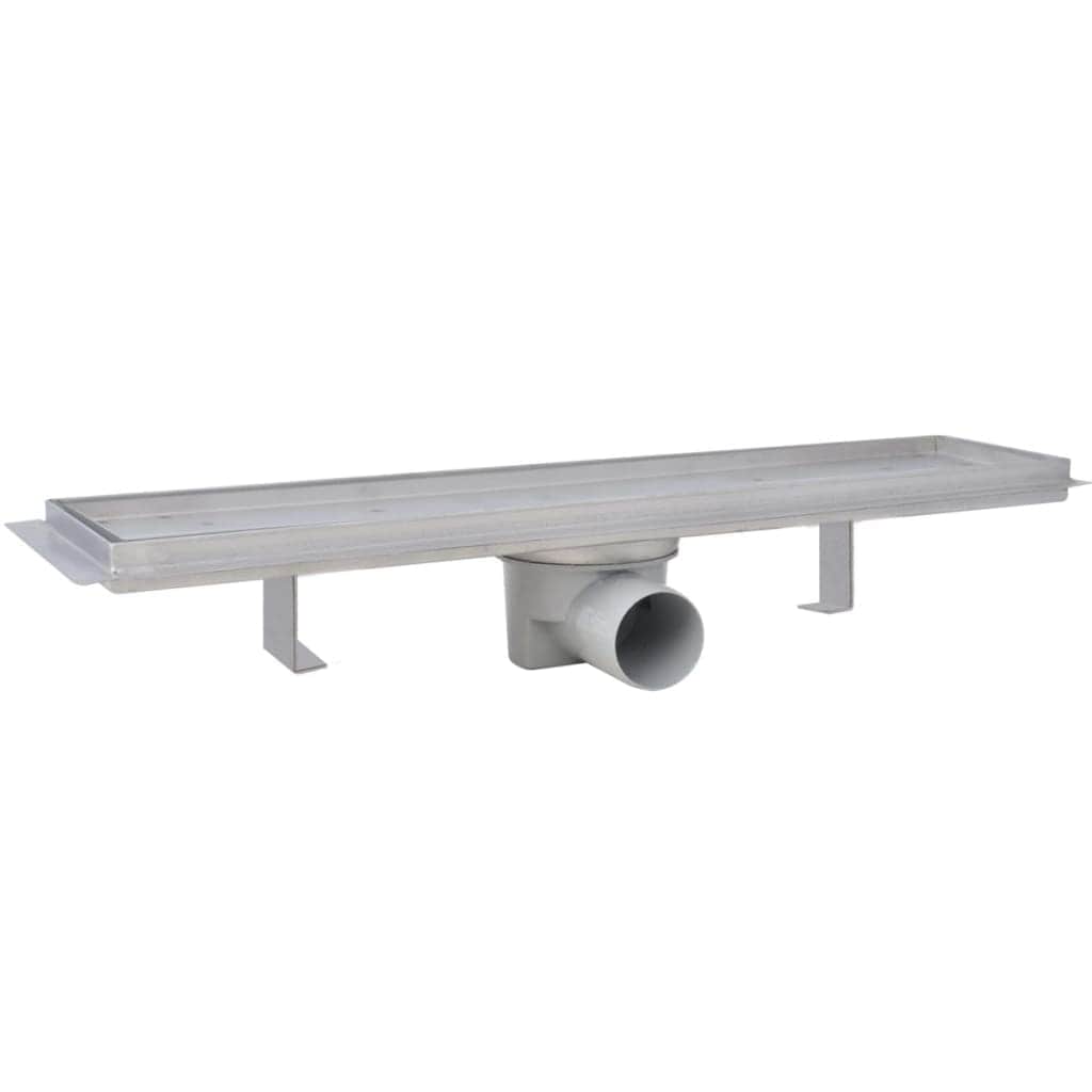 2 pcs Linear Shower Drain Stainless Steel