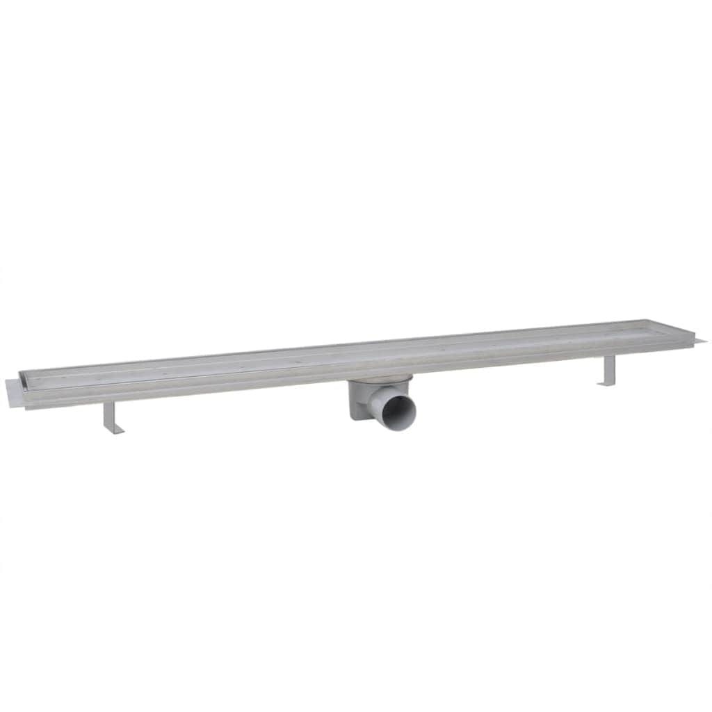 2 pcs Linear Shower Drain -Stainless Steel
