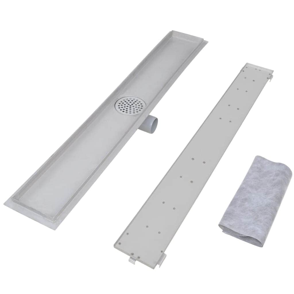 2 pcs Linear Shower Drain -Stainless Steel
