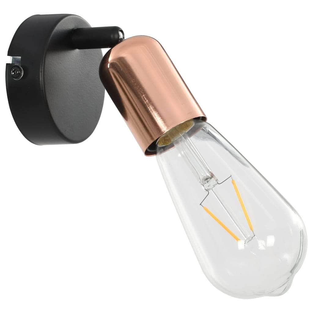 2 pcs Spot Lights Black and Copper