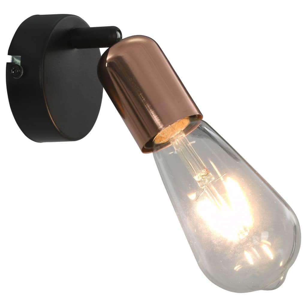 2 pcs Spot Lights Black and Copper
