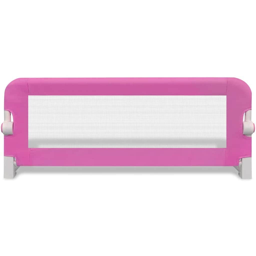 2 pcs Toddler Safety Bed Rail Pink