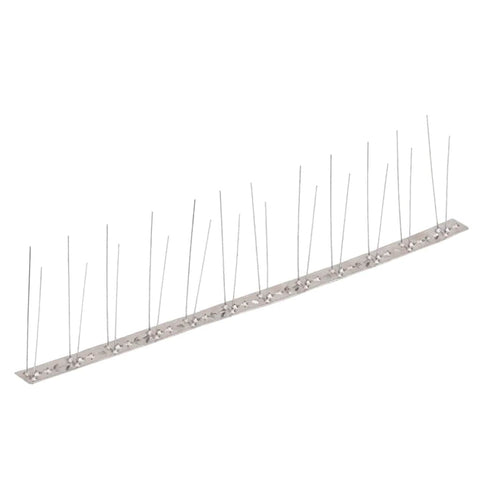 2-row Stainless Steel Bird & Pigeon Spikes Set of 6 3 m