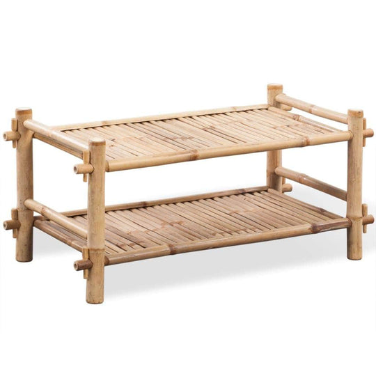 2-Tier Bamboo Shoe Rack - Shoe Racks & Organisers