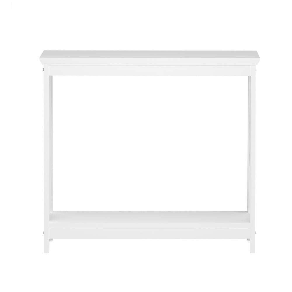 2-Tier Console Table X-Design Wooden White
