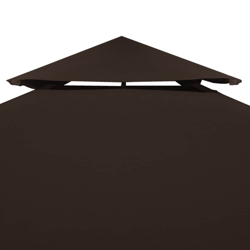 2-Tier Gazebo Top  Cover  Brown