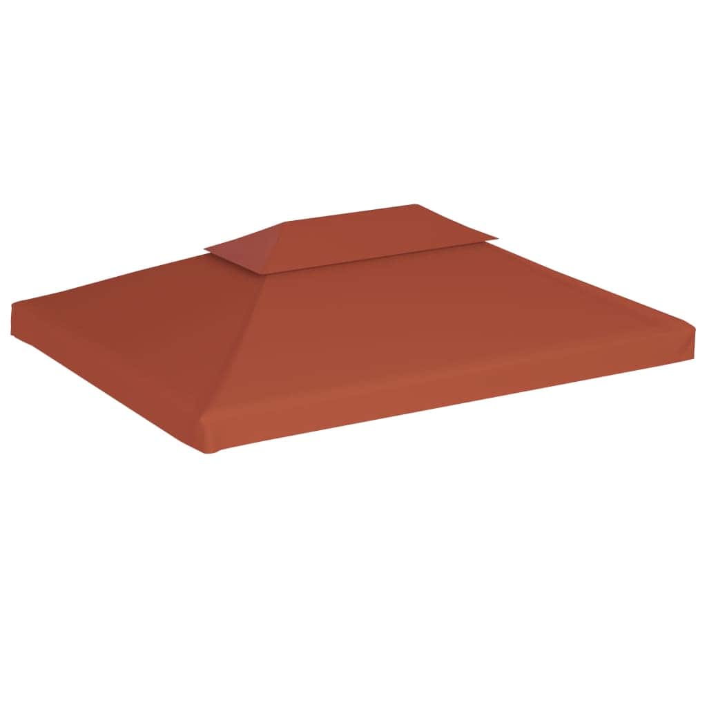 2-Tier Gazebo Top Cover Terracotta