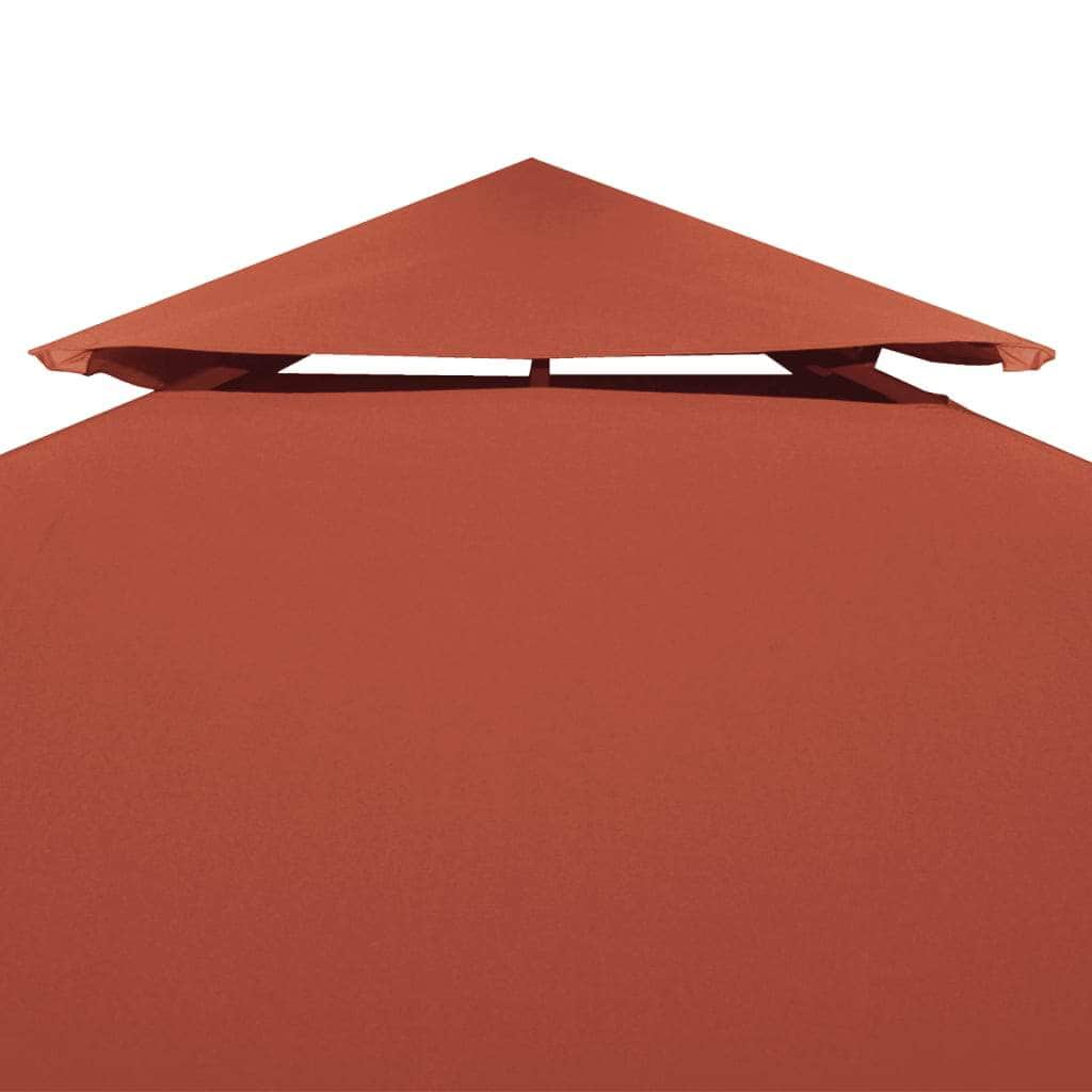 2-Tier Gazebo Top Cover Terracotta